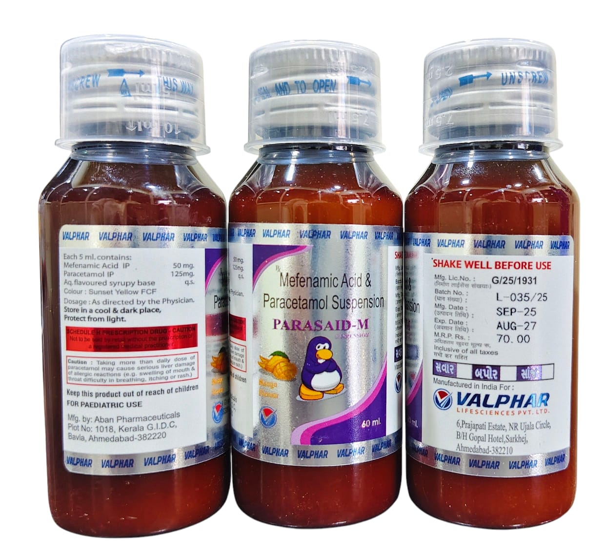 PARASAID-M 60ML