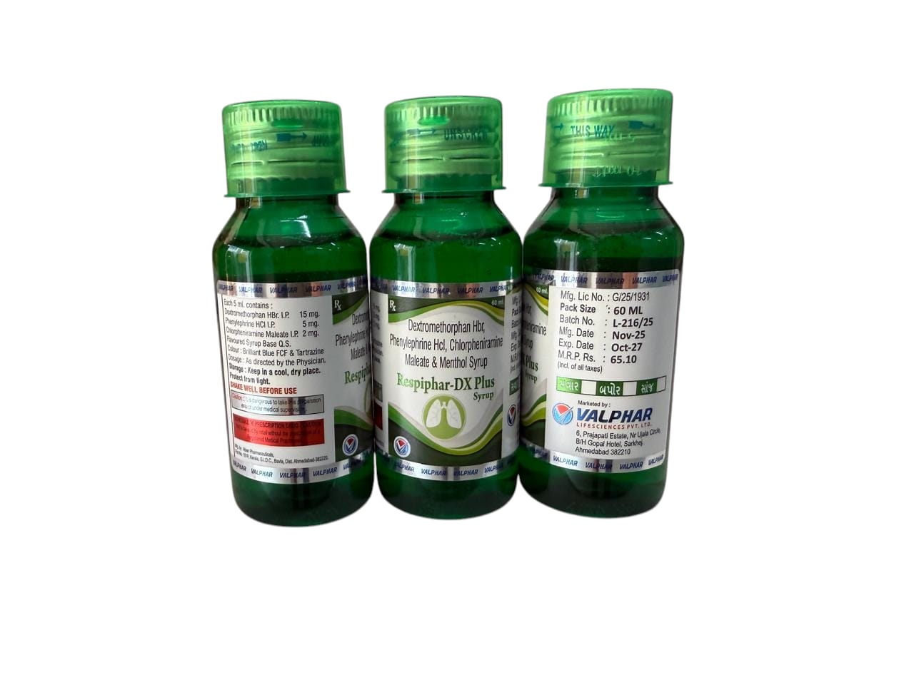 RESPIPHAR-DX PLUS 60ML