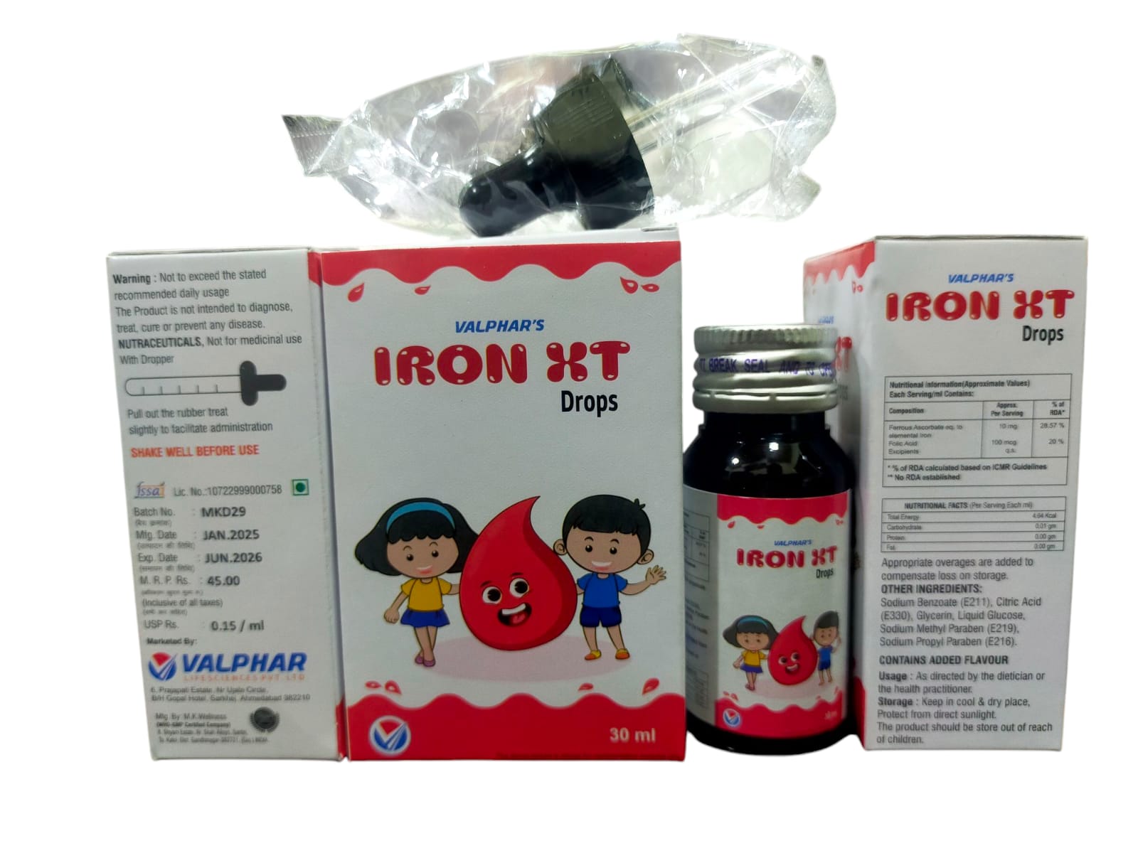 VALPHAR'S IRON XT (DROPS)